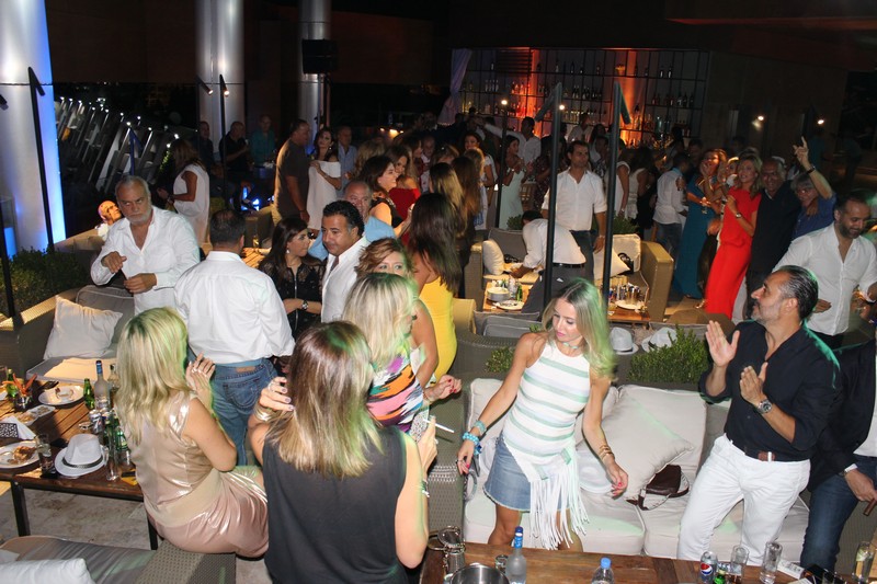 SkyLounge rooftop on Saturday Night
